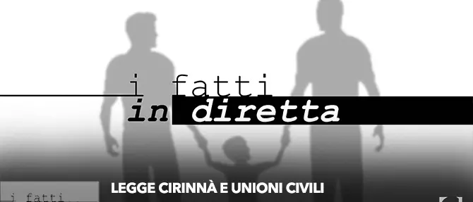 I fatti in diretta - Legge Cirinnà e unioni civili LIVE