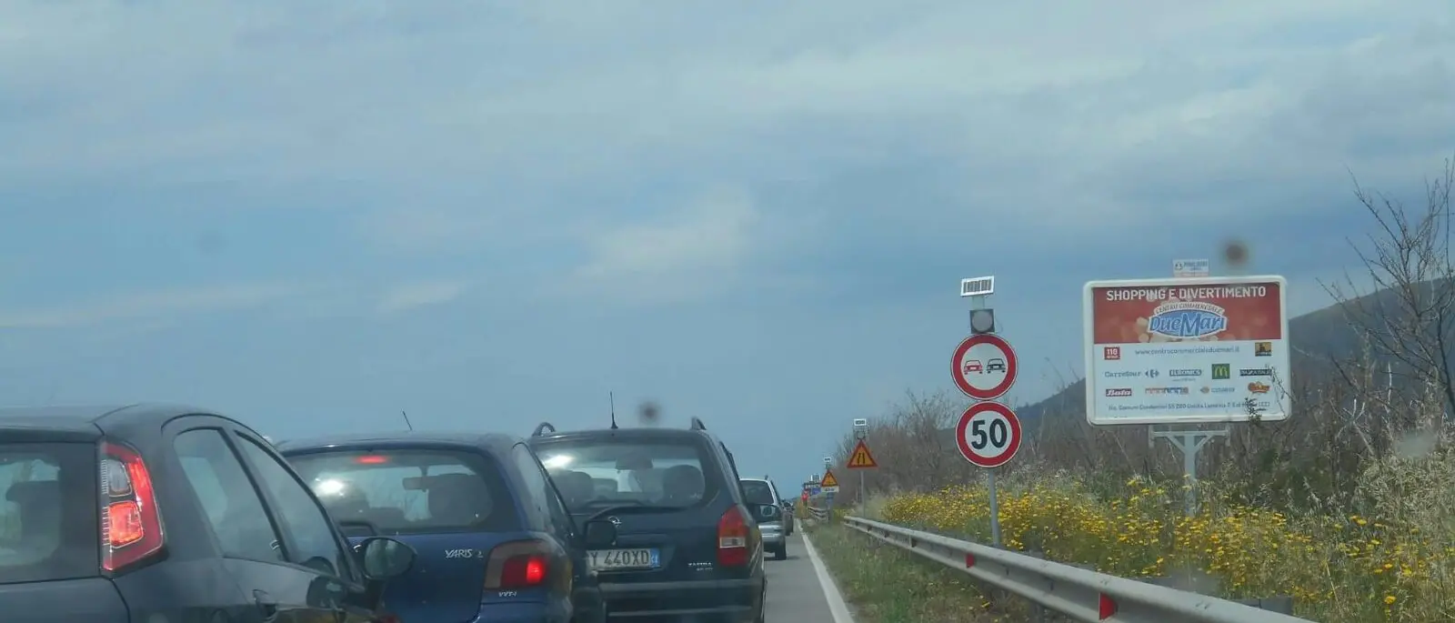 Statale 18: code chilometriche a causa di un semaforo