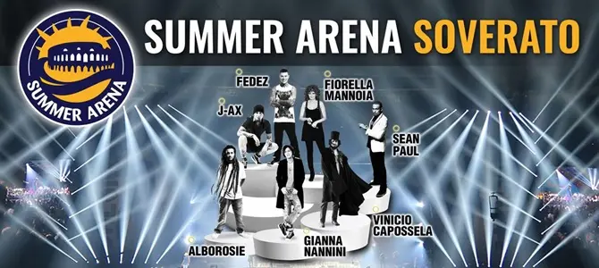 I grandi nomi della musica in concerto alla 'Summer Arena' di Soverato