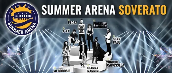 I grandi nomi della musica in concerto alla 'Summer Arena' di Soverato