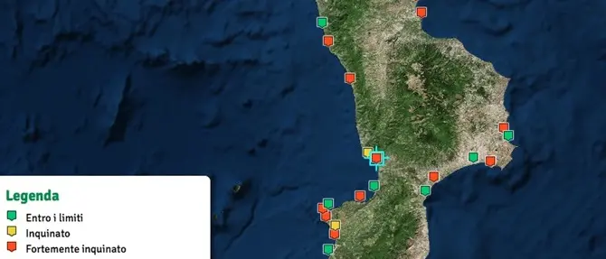 Balneazione: le aree più critiche nel cosentino e a Reggio