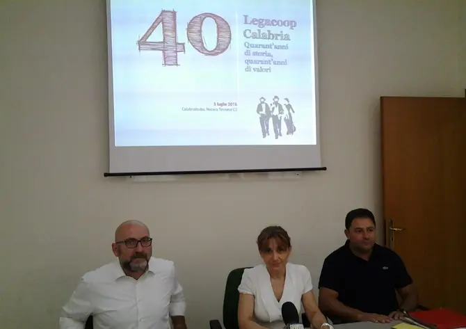 Legacoop Calabria, il 5 luglio la festa per i 40 anni di attività