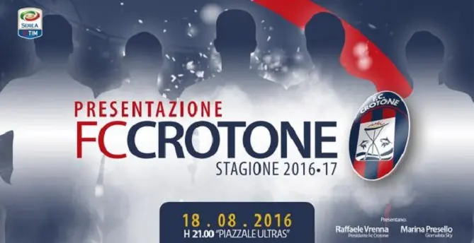 Il Crotone si presenta alla città