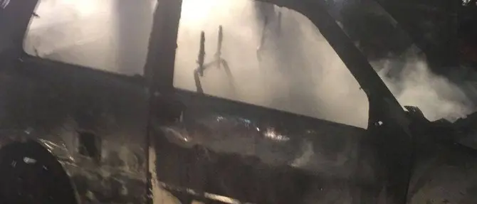 Cosenza, bruciata auto in via Popilia