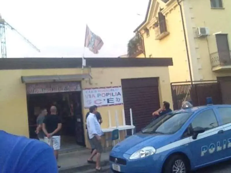 Furto ad un club di tifosi del Cosenza