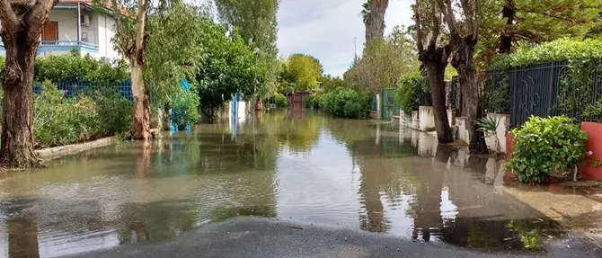 Maltempo, allagamenti e disagi a Sibari