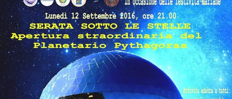 Reggio, questa sera apertura straordinaria del Planetario