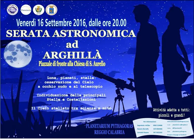 Serata astronomica ad Arghillà