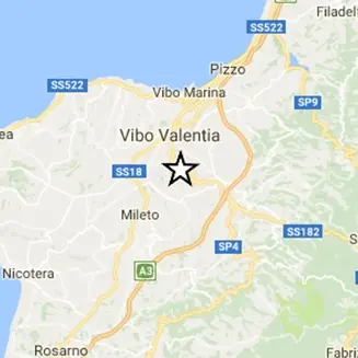 Trema la terra in Calabria: scossa di magnitudo 3.2 nel Vibonese