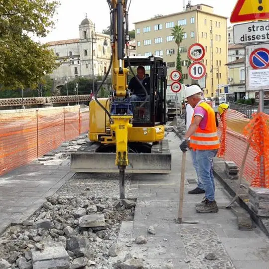 Centro storico di Cosenza, proseguono i lavori