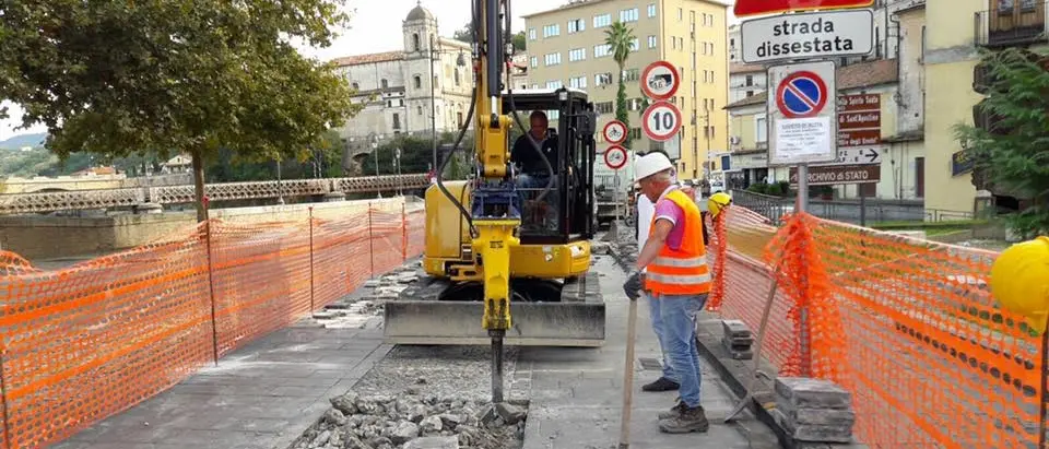 Centro storico di Cosenza, proseguono i lavori