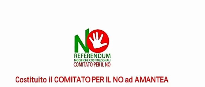Ad Amantea si costituisce il “Comitato per il No”