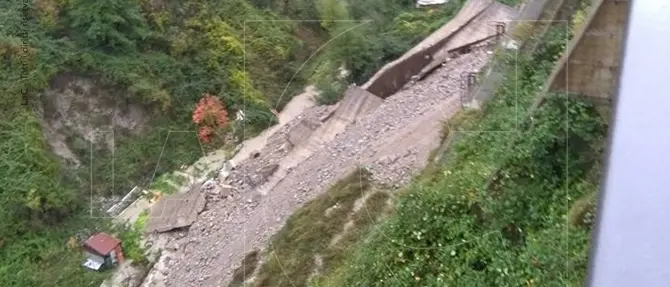 Frana a Longobucco, sgomberate alcune case