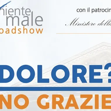 Terapia del dolore: tappa a Crotone del tour “NienteMale Roadshow”
