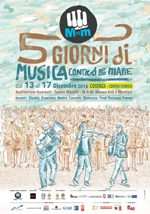 Cosenza: fervono i preparativi per “Musica contro le Mafie”