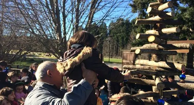 Un albero di Natale speciale per il Centro Visita del Cupone del Corpo Forestale