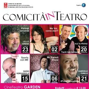 Rende, parte “Comicità in teatro”