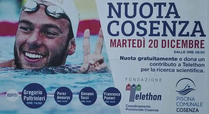 Nuoto, l’olimpionico Paltrinieri a Cosenza