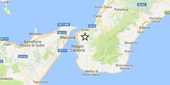 Trema la terra in Calabria, terremoto di magnitudo 2.4 nel Reggino