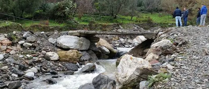 Maltempo, isolata una frazione di Platì