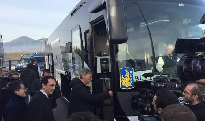 Inaugurazione A3, Delrio: «La Salerno-Reggio sarà il simbolo di un Sud onesto» (FOTO)