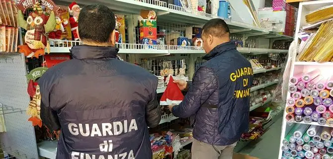 Prodotti natalizi potenzialmente pericolosi, sequestri a Cosenza