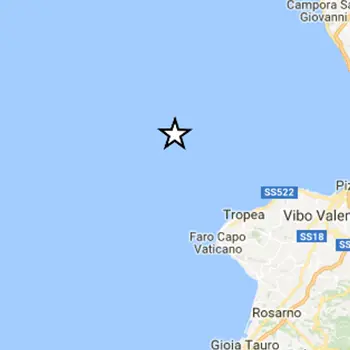 Scossa di terremoto tra Catanzaro, Vibo Valentia e Reggio Calabria