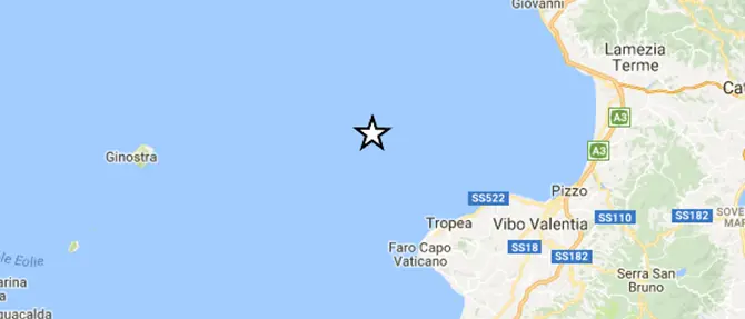 Scossa di terremoto tra Catanzaro, Vibo Valentia e Reggio Calabria