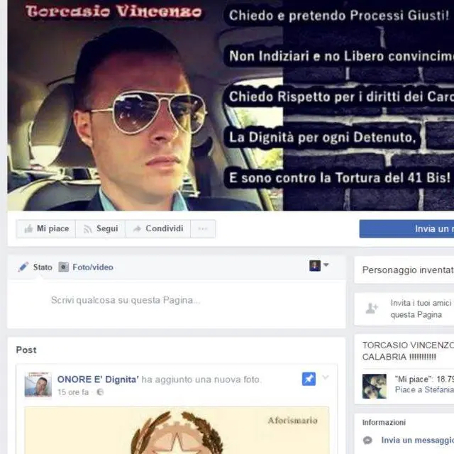 Mangiardi: “Chiudete la pagina di Vincenzo Torcasio”