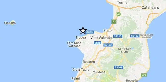 Nuova scossa in Calabria, terremoto nel Vibonese