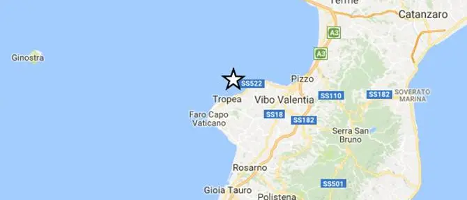 Nuova scossa in Calabria, terremoto nel Vibonese