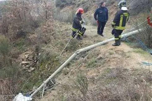 Un incidente sul lavoro a Savelli , ANSA