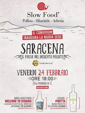 Saracena, Slow Food inaugura la nuova sede