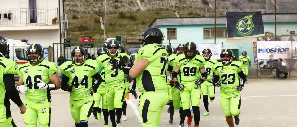 Catanzaro, football americano: Black tide sconfitti all’esordio