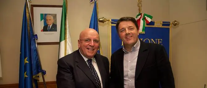 Galeotta fu la visita alla Cittadella: Oliverio con Renzi