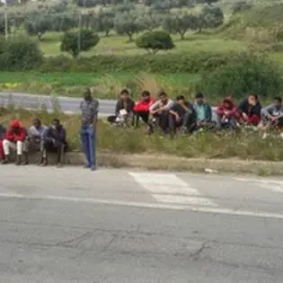 Amendolara: migranti in protesta lungo la Statale 106