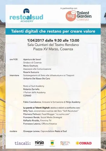 Resto al Sud Academy: a Cosenza talenti digitali a confronto