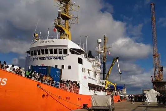 La nave Aquarius , ANSA