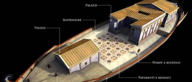 L’Arpacal alla ricerca della nave Caligola nel lago di Nemi