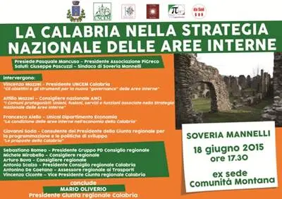 Valorizzare le aree interne della Calabria, al via il convegno a Soveria FOTO