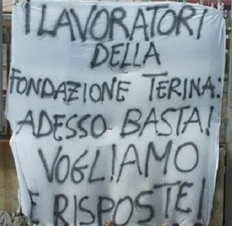 Stato di agitazione per i dipendenti della Fondazione Terina