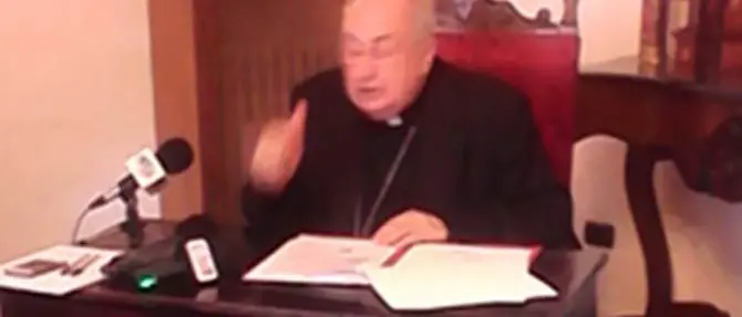 Mons. Nunnari: 'non sono io che ho sospeso Padre Fedele' VIDEO