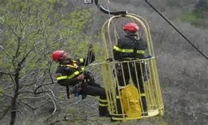 VIGILE DEL FUOCO GRAVEMENTE FERITO DURANTE ESERCITAZIONE IN SILA