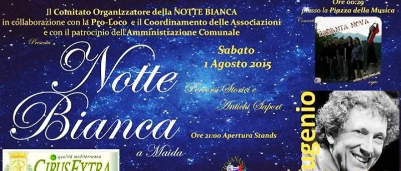 A Maida torna la ‘Notte bianca’ VIDEO