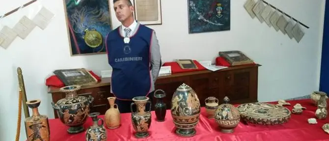 Traffico di reperti archeologici: nuovo colpo ai Mancuso NOMI-VIDEO-FOTO