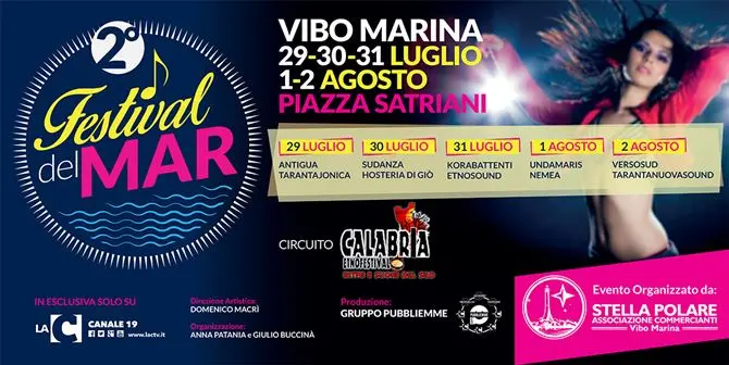 Vibo Marina: al via la 2° Edizione del ‘Festival del Mar’