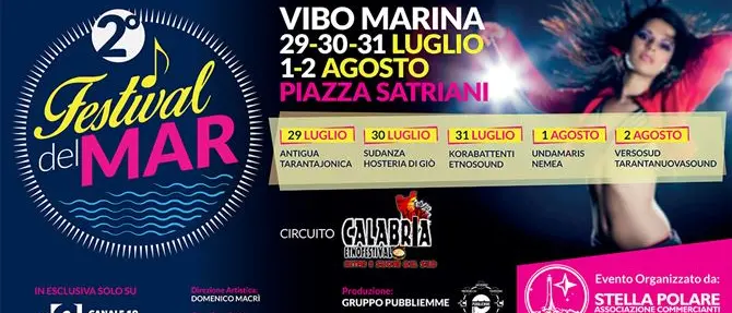 Vibo Marina: al via la 2° Edizione del ‘Festival del Mar’