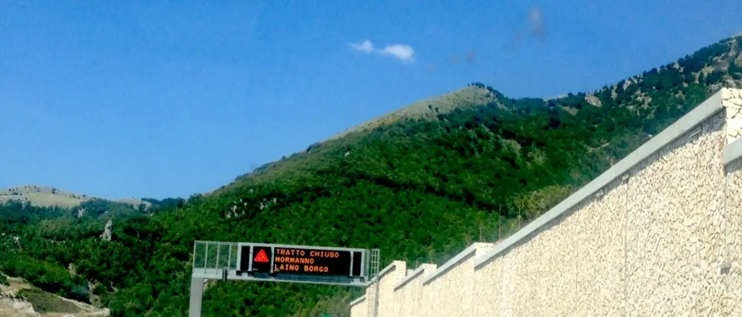 Salerno-Reggio, Anas: 'attivate le due corsie in direzione sud tra Laino Borgo e Mormanno'