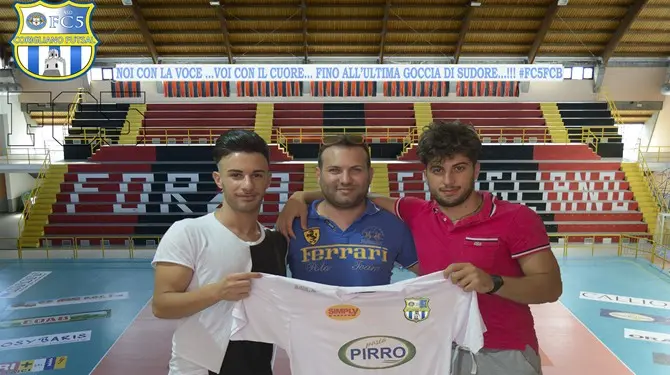 Corigliano Futsal, ufficiali Mister Marques e Tornatore e Trovato
