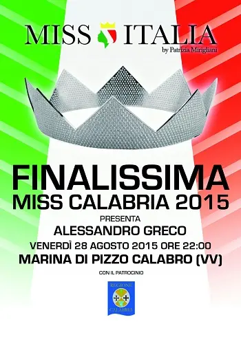 Miss Italia Calabria: la finalissima a Pizzo il 28 agosto